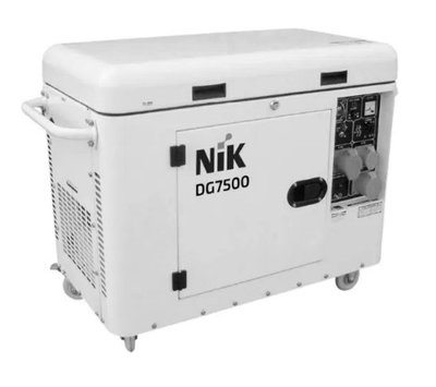 Дизельный генератор NiK DG 7500 (6,5кВт) 6939 фото