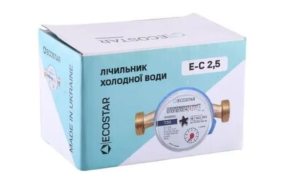Счетчик холодной воды ECOSTAR DN15 1/2 L110 6671 фото